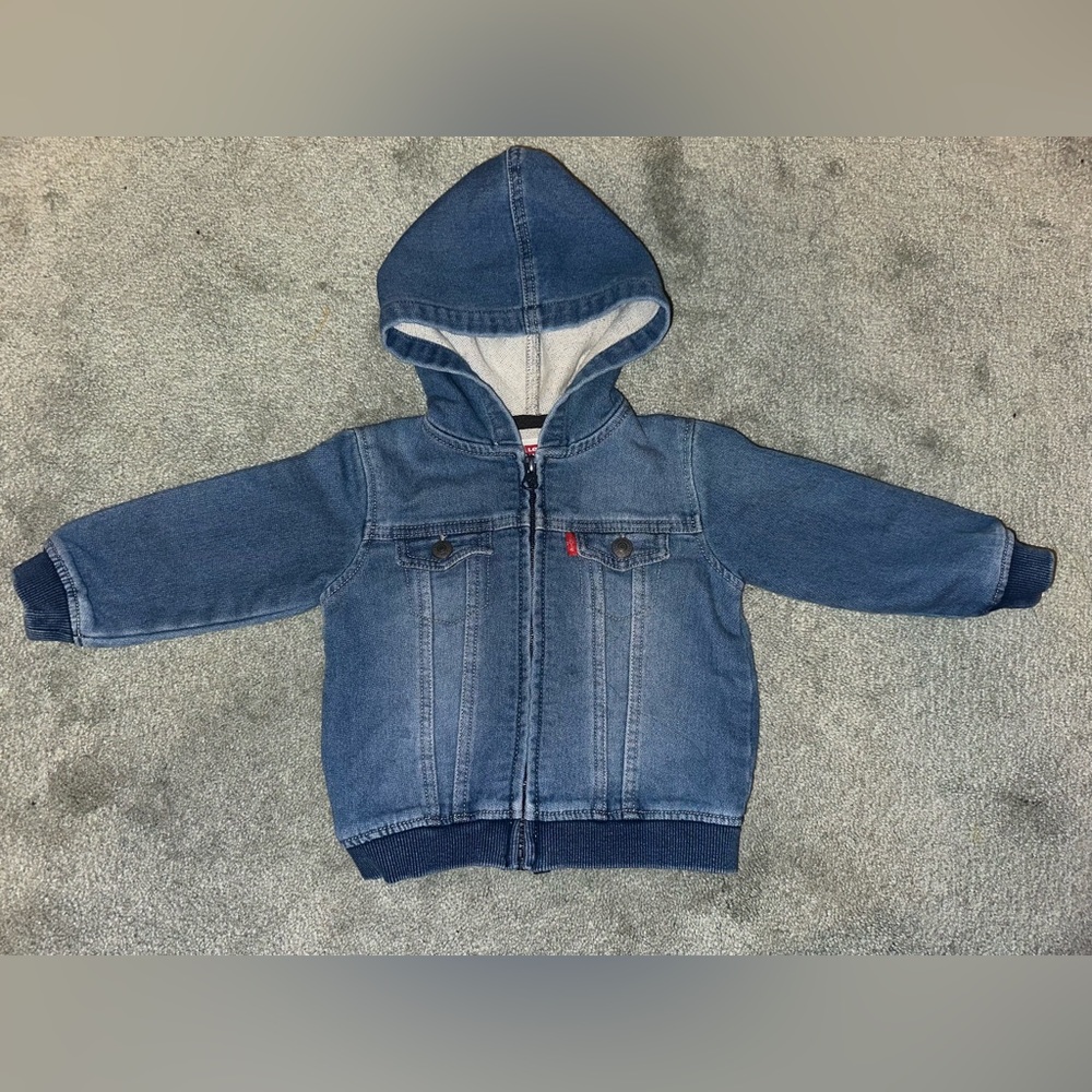 Levi’s Baby Boy Denim Hoodie - 18 Months